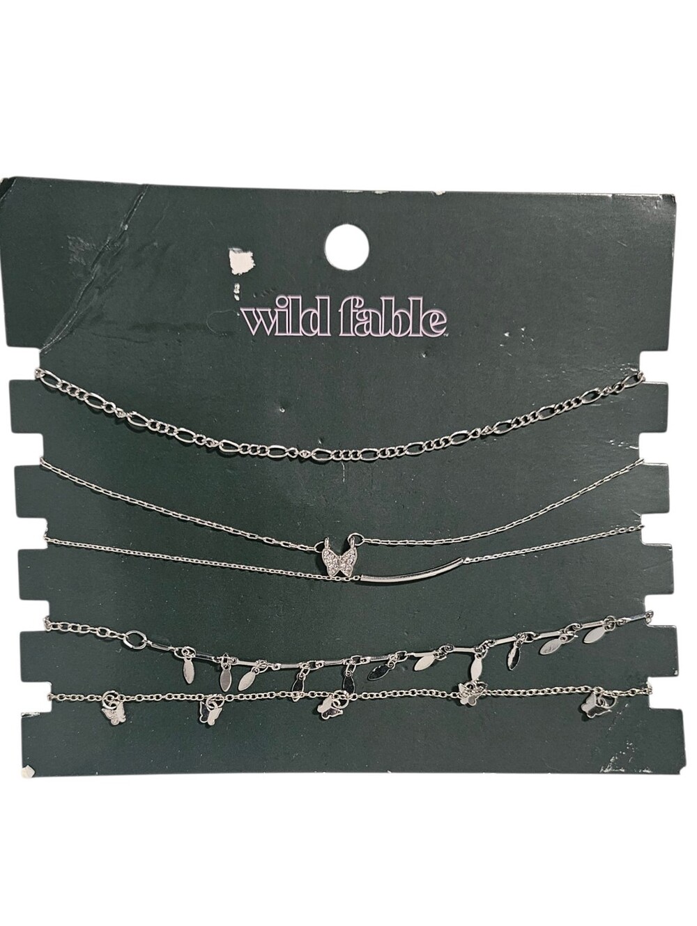 Silver 5ct Necklace Set